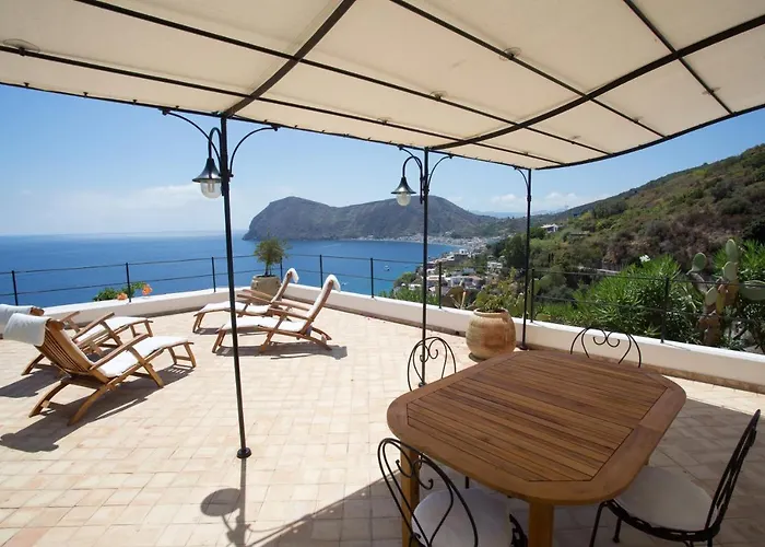Charming House In With Sea View * Lipari (Isola Lipari)