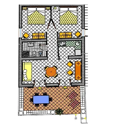 בית נופש Charming House In With Sea View